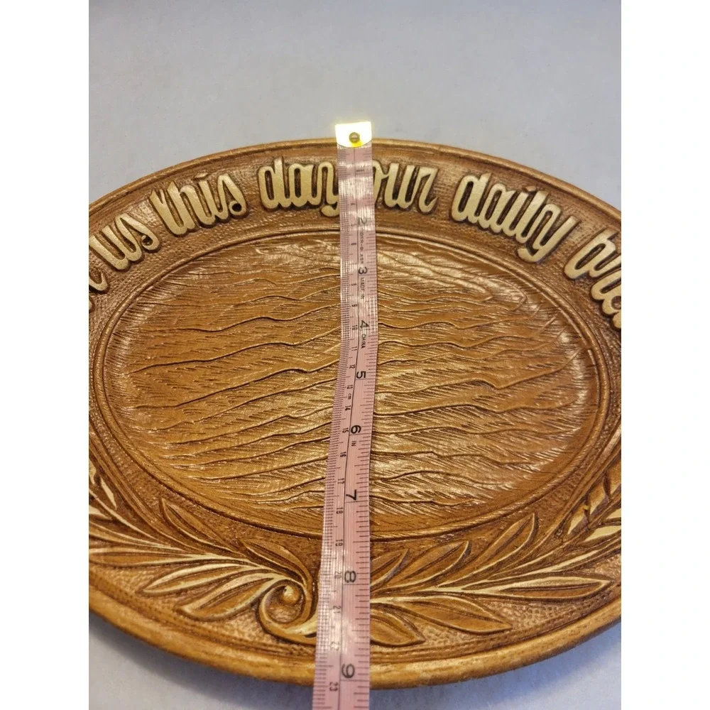 Vintage Multi Products Religious Daily Bread Plate 11